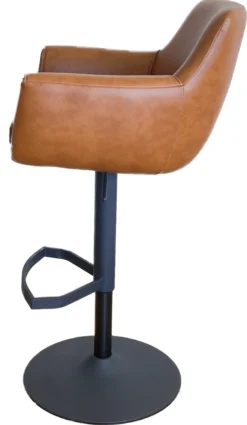 Agnes kunstlæder cognac/sort