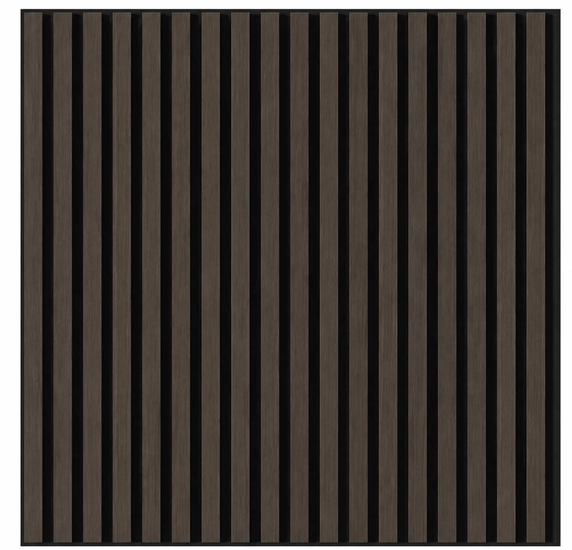 Akustikpanel mørk eg 60x60,5x1,3cm
