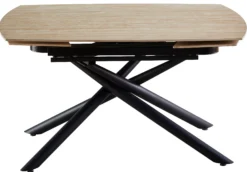 Alicante 190x90x73cm sintret sten beige/sort