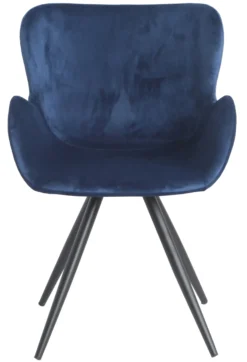 Alma velour blå