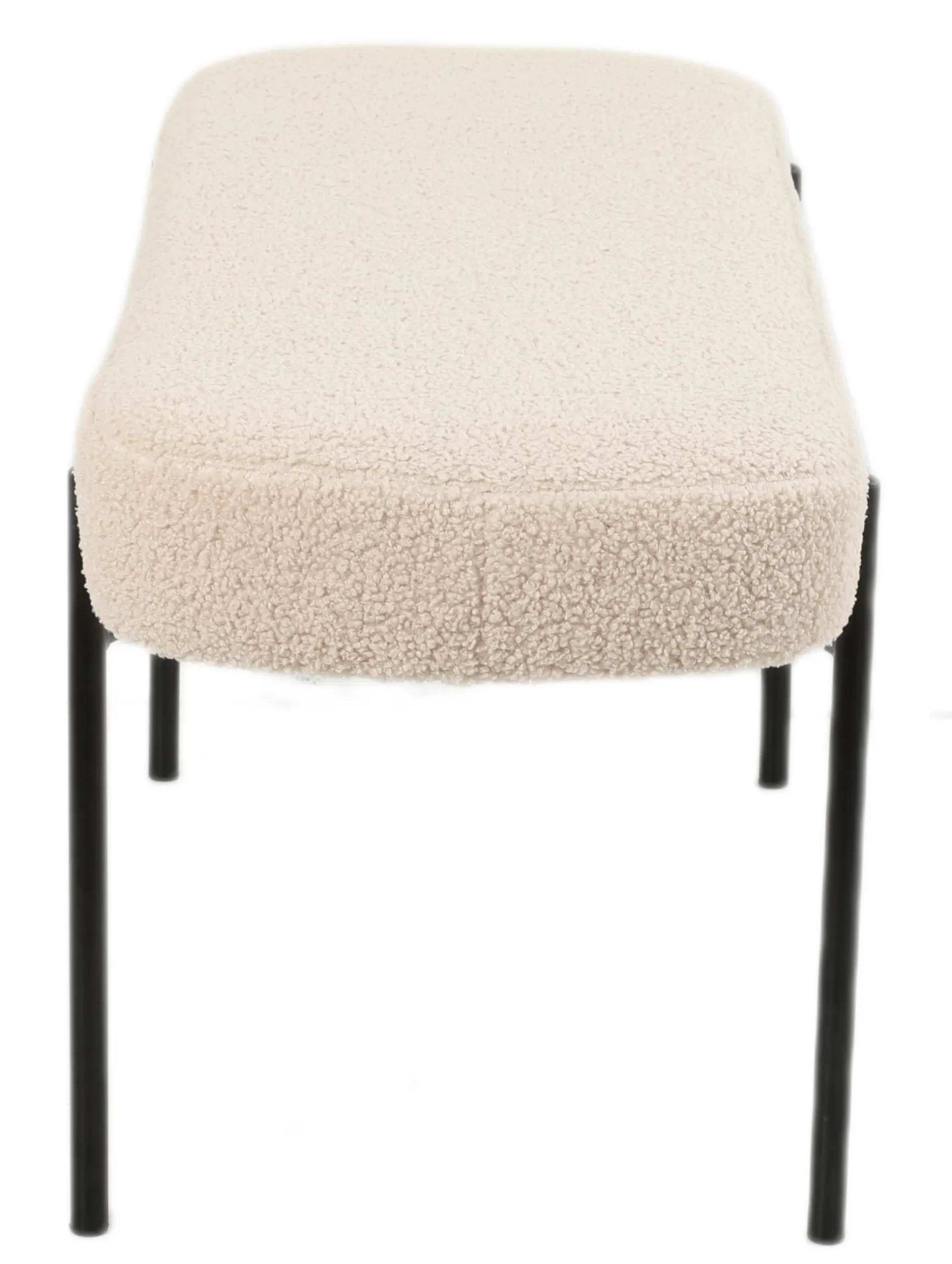 Amalie teddystof beige/sort