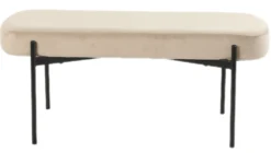 Amalie velour beige/sort