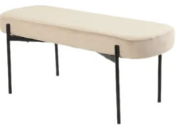 Amalie velour beige/sort