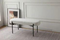 Amalie velour beige/sort