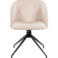 Amelia med drejefunktion fløjl beige