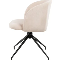 Amelia med drejefunktion fløjl beige