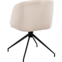 Amelia med drejefunktion fløjl beige