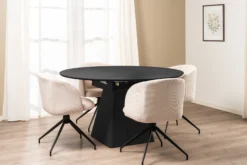 Amelia med drejefunktion fløjl beige