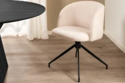 Amelia med drejefunktion fløjl beige