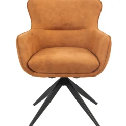 Ane med drejefunktion suede cognac