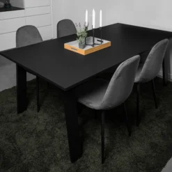 Anna fløjl grå