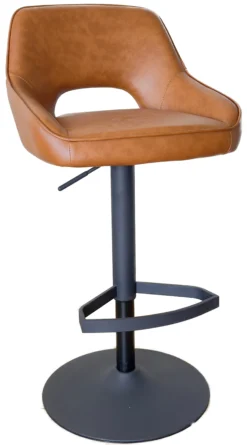 Ann kunstlæder cognac/sort