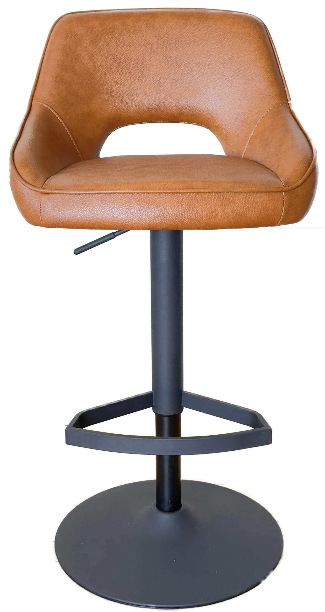 Ann kunstlæder cognac/sort