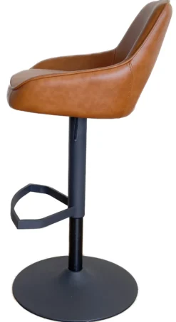 Ann kunstlæder cognac/sort