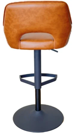 Ann kunstlæder cognac/sort