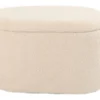 Aranda med opbevaring teddystof beige