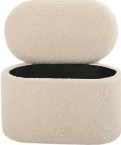 Aranda med opbevaring teddystof beige