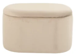 Aranda med opbevaring velour beige
