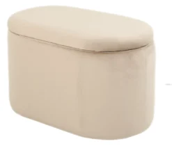 Aranda med opbevaring velour beige