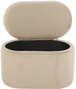 Aranda med opbevaring velour beige