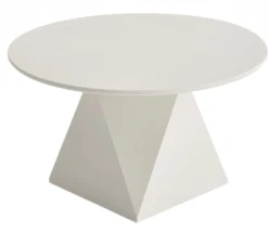 Aura creme hvid ø80x45cm