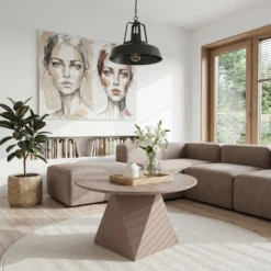 Aura mokka mousse ø80x45cm