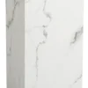 Avery piedestal i hvid marmorprint 35x35x70cm