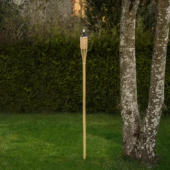 Bambusfakkelsæt natur 150cm