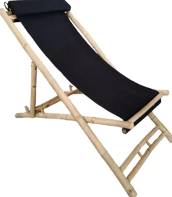 Bambus strandstol sort