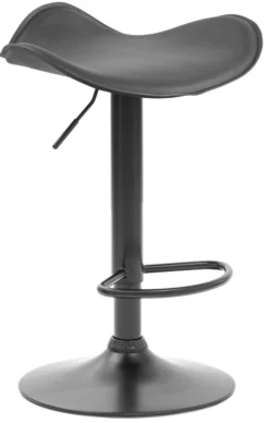 Barstol PVC sort/sort