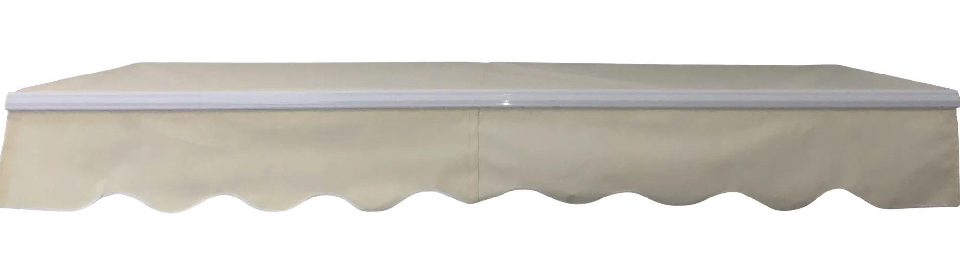 Åben markise 200x150cm creme/hvid
