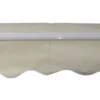 Åben markise 250x200cm creme/hvid