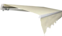 Åben markise 250x200cm creme/hvid