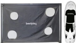 Bestplay fodboldmål 150x100cm + air dummy