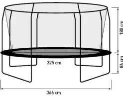 Bestplay Plus ø366cm