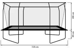 Bestplay Plus firkantet 305x518cm