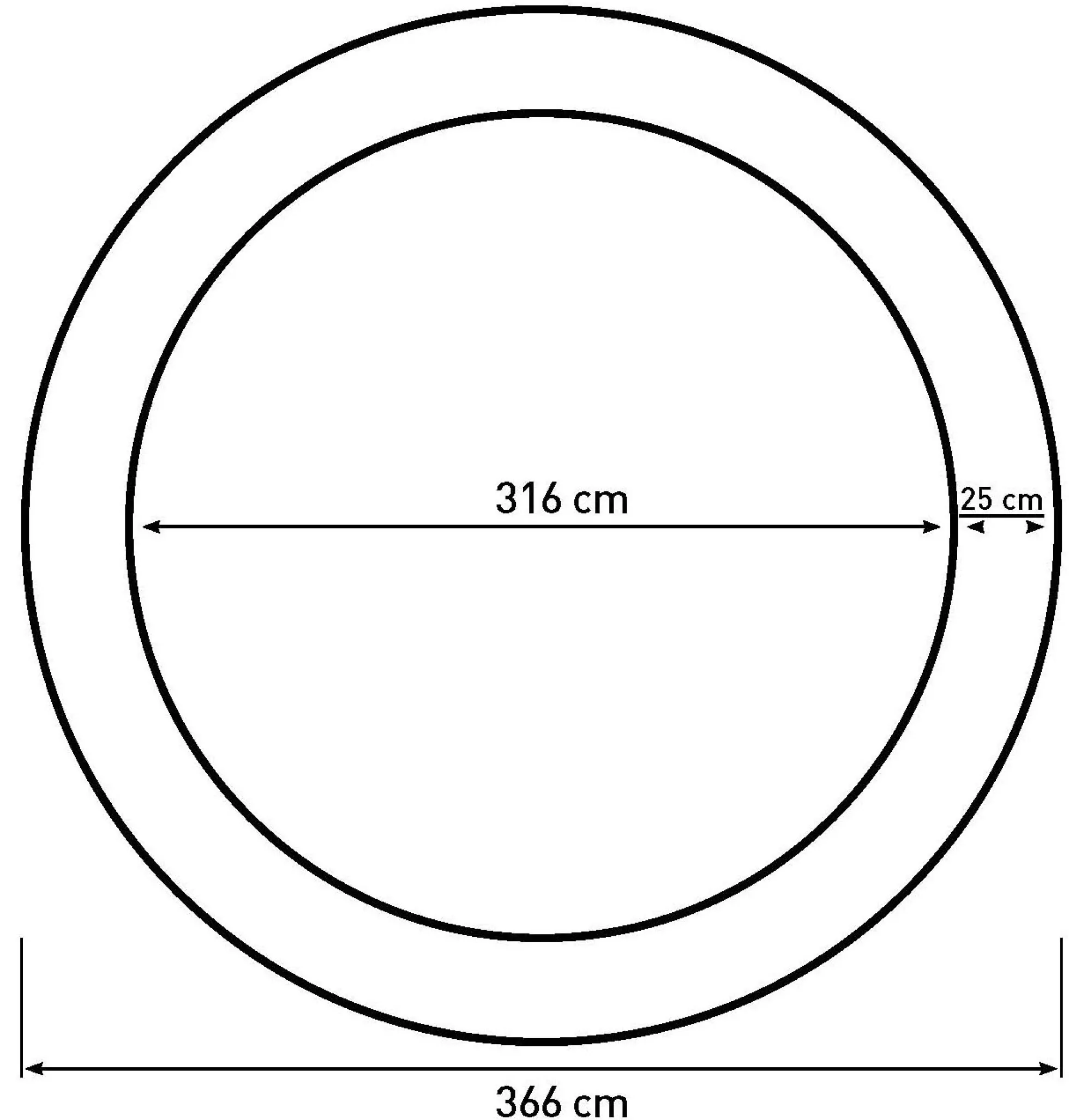 Bestplay Plus med sikkerhedsnet ø366cm