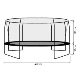 Bestplay Plus oval 305x457cm