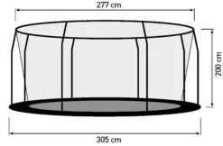 Bestplay Premium med sikkerhedsnet ø305cm Medium