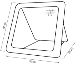 Bestplay rebounder 130x130cm + air dummy