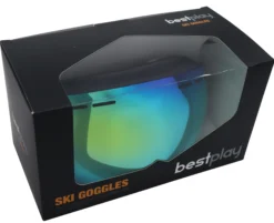 Bestplay skibrille børn gul og lyseblå