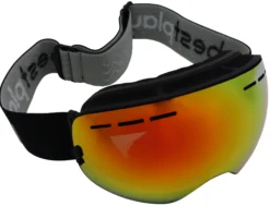 Bestplay skibrille børn rød og gul