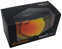 Bestplay skibrille børn rød og gul