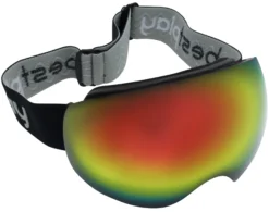 Bestplay skibrille voksen rød og gul
