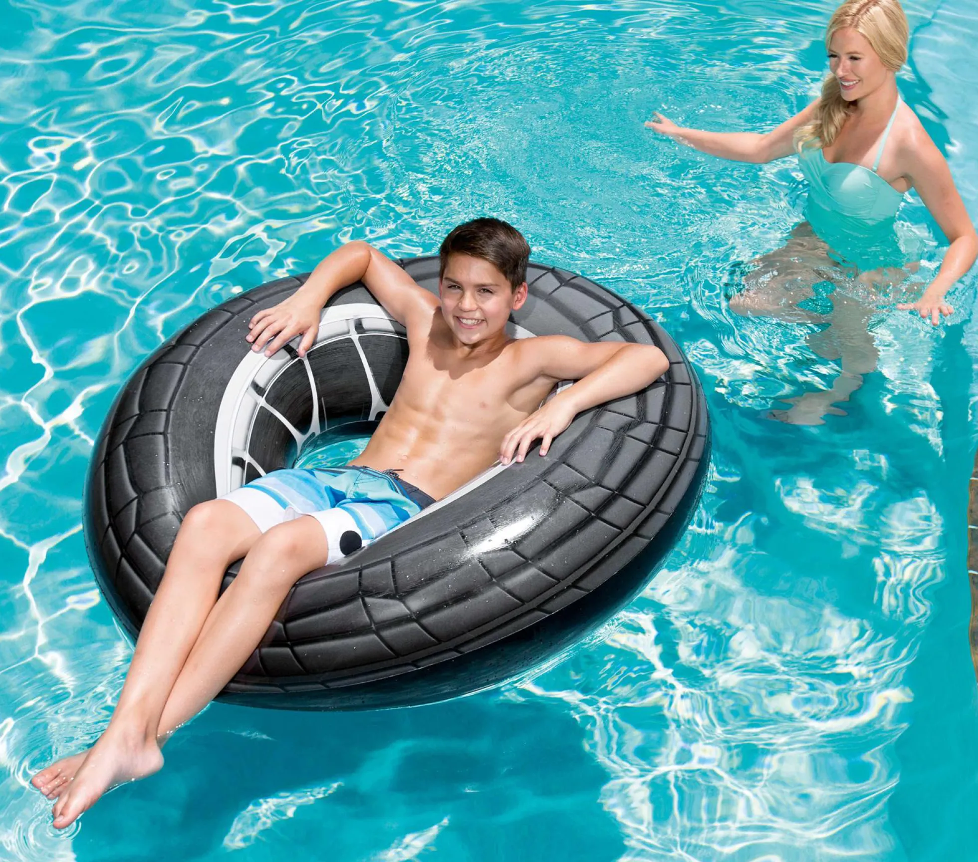 Bestway dæk sort ø119cm