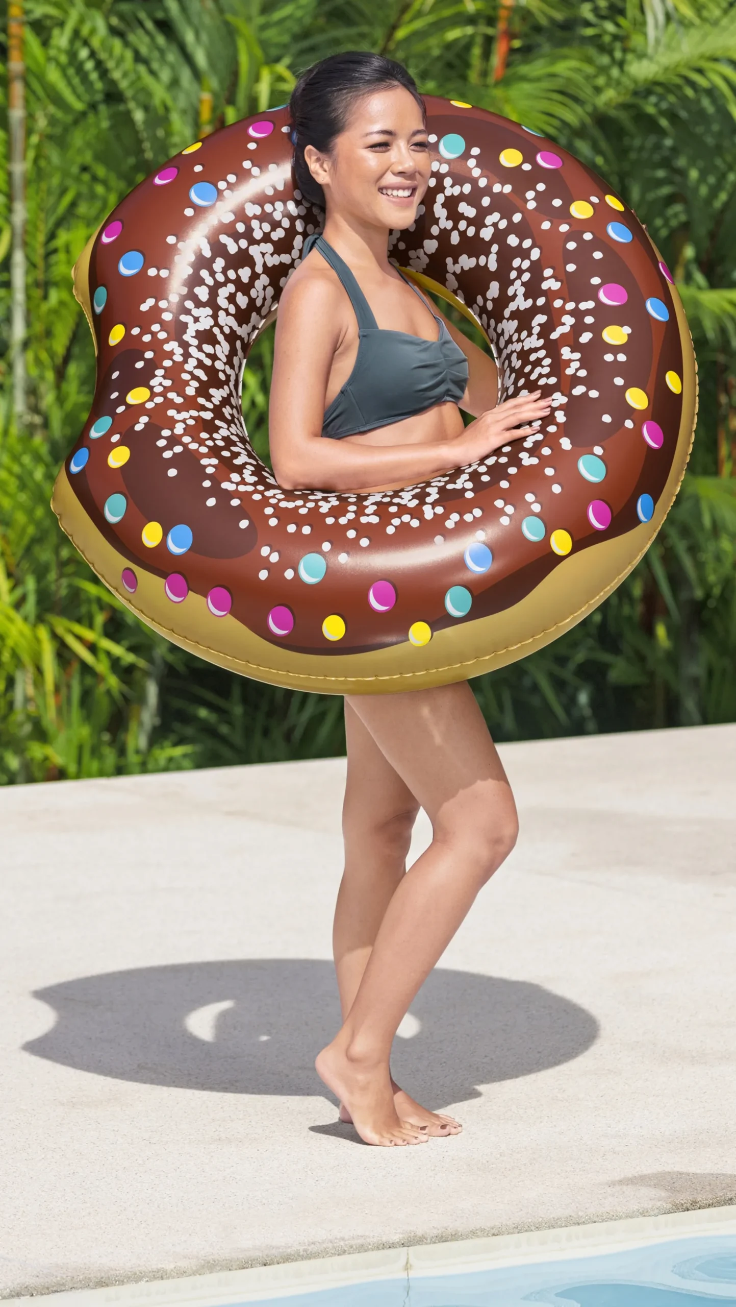 Bestway donut brun ø107cm