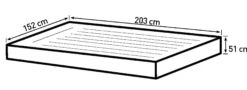 Bestway fortech queensize 203x152x51cm