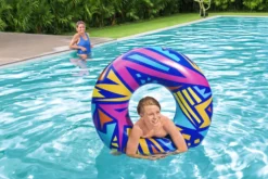 Bestway geometrisk blå ø107cm