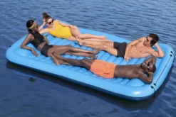 Bestway Hydro-Force oppustelig luftmadras blå 290x191cm