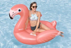 Bestway oppustelig flamingo ø168x120cm